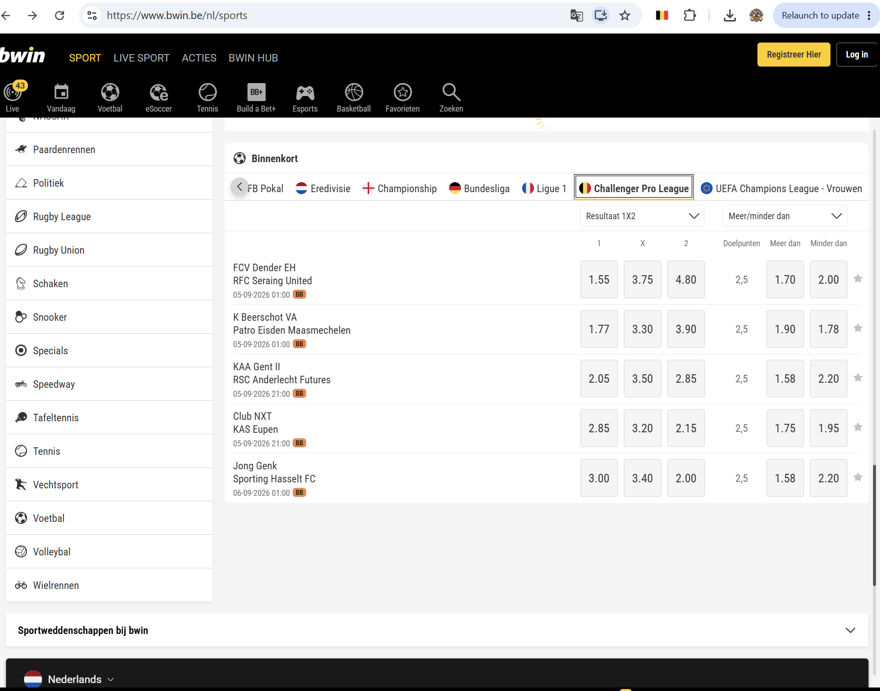 bwin België NL — bewijs 6