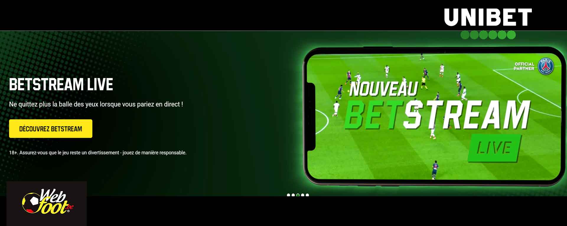 Bet and watch football matches live on the internet from Belgium