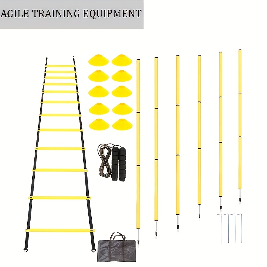 Kit d’échelle d’agilité avec dix cônes