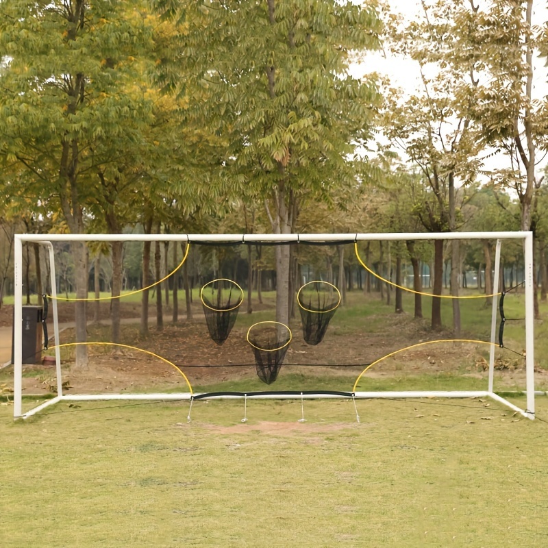 Draagbaar voetbaldoelnet voor nauwkeurig schieten