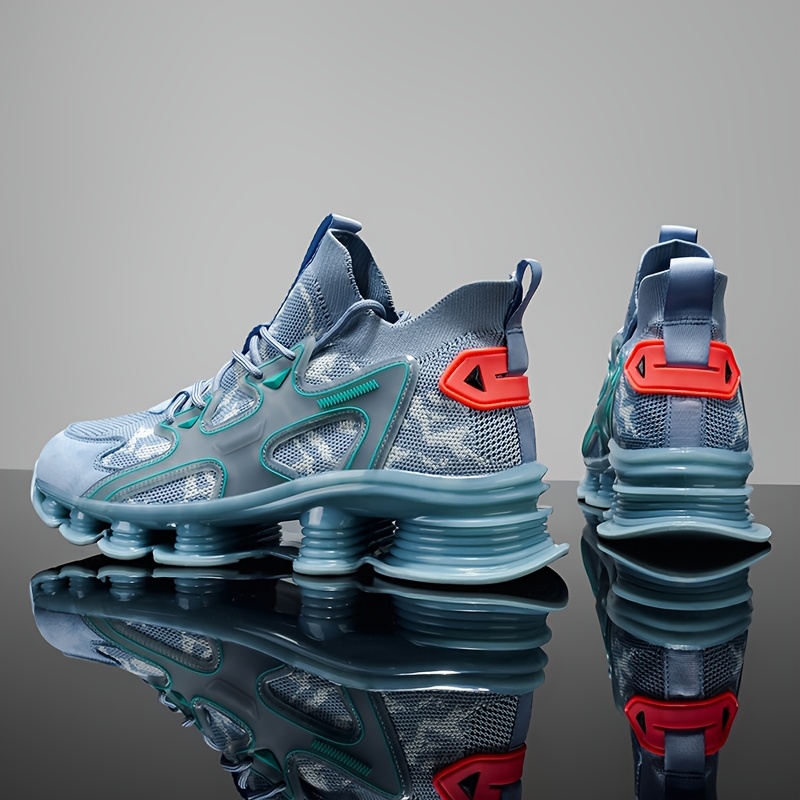 Baskets running homme basses en mesh