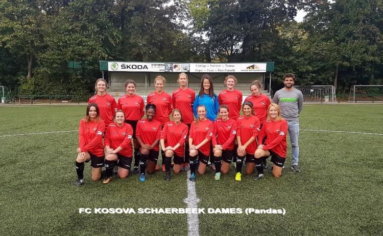L' équipe Dames du FC Kosova sur le podium Dames Le FC Kosova Schaerbeek termine sur le podium de la P3