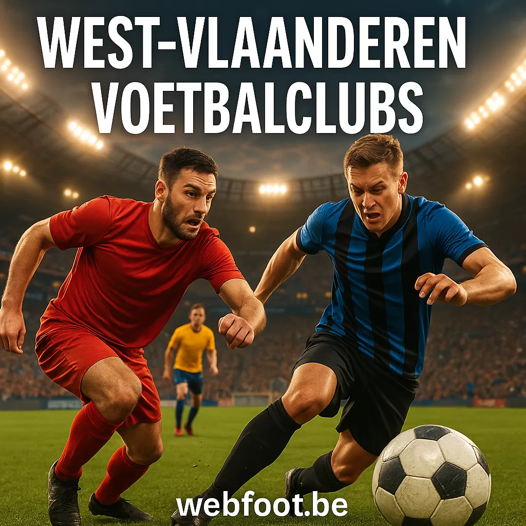 Voetbalclubs in West-Vlaanderen België Overzicht, Prof & Amateur 2025 2026