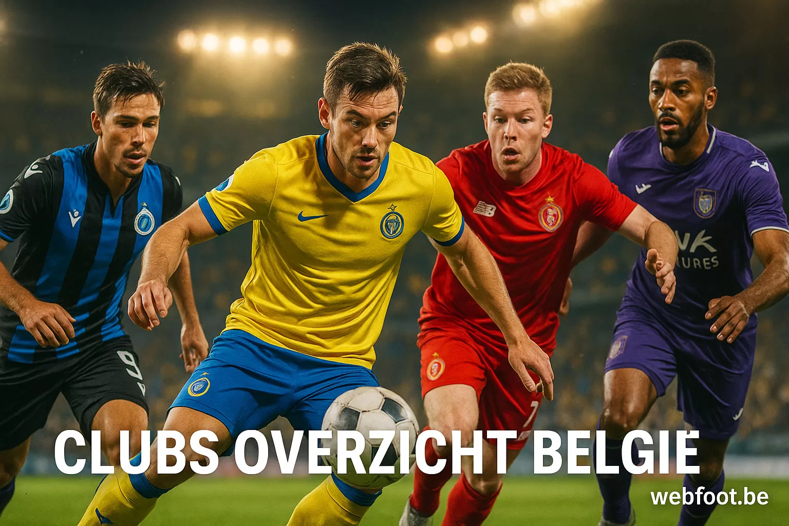 Overzichten Clubs in België Prof, Amateur & Provincies webfoot