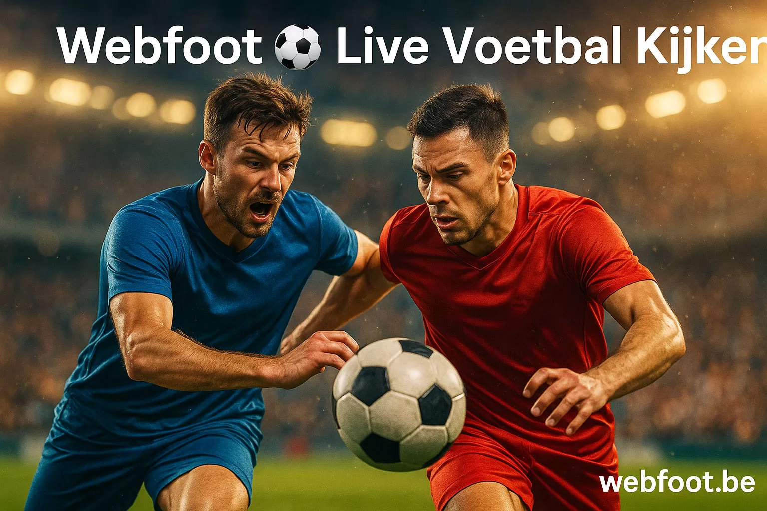 Over Webfoot.be – Jouw gids voor live voetbal in België & Nederland 2026